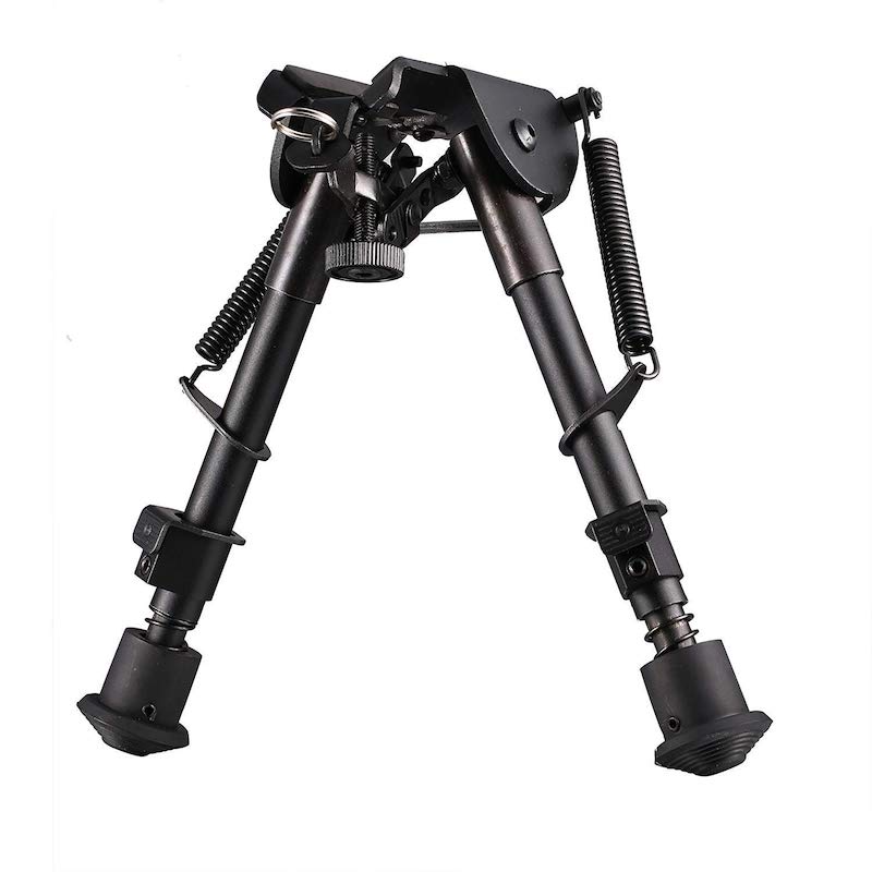 6-9 Inches Tactical Rifle Bipod Adjustable Spring R